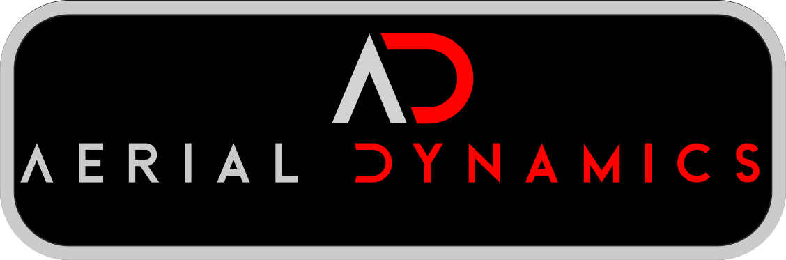 A black and red logo for ad dyn