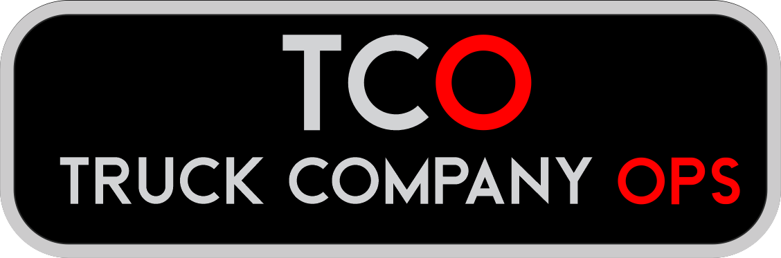 A black and white logo of the tco.